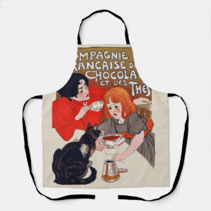 Franse chocolade partij Steinlen Art Schort