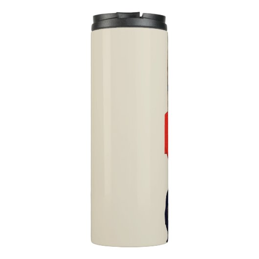 Franse chocolade partij Steinlen Art Thermosbeker (Achterkant)