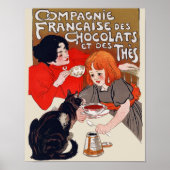 Franse Chocolade Party Poster (Voorkant)