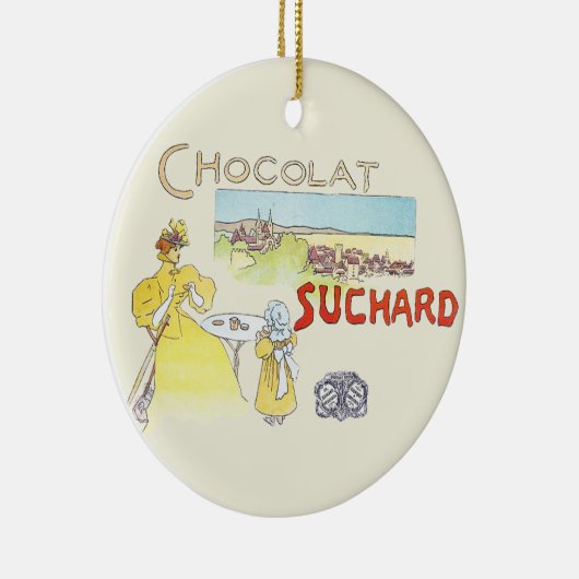 Franse chocolade Victoriaans Snoep Keramisch Ornament (Rechts)