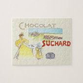 Franse chocolade Victoriaans Snoep Legpuzzel (Horizontaal)