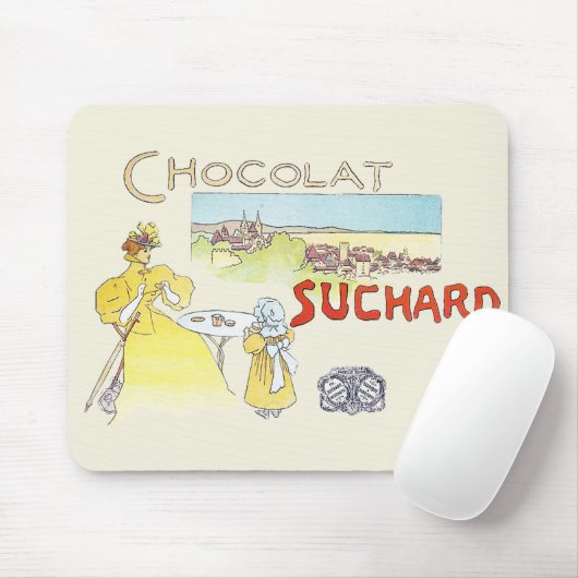 Franse chocolade Victoriaans Snoep Muismat (Met muis)