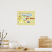 Franse chocolade Victoriaans Snoep Poster (Keuken)