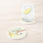 Franse chocolade Victoriaans Snoep Zandsteen Onderzetter (Zijkant)