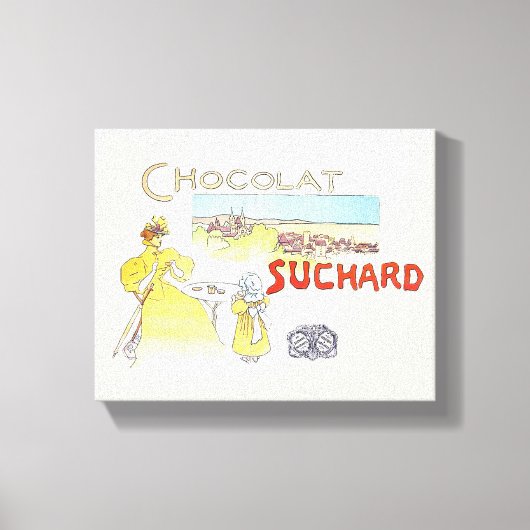 Franse Chocolade Victoriaanse Snoep Suiker Canvas Afdruk (Voorkant)
