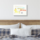 Franse Chocolade Victoriaanse Snoep Suiker Canvas Afdruk (Insitu (Slaapkamer))
