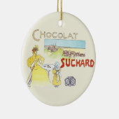 Franse Chocolade Victoriaanse Snoep Suiker Keramisch Ornament (Rechts)