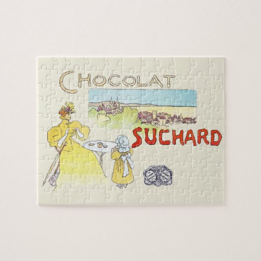 Franse Chocolade Victoriaanse Snoep Suiker Legpuzzel (Horizontaal)