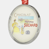 Franse Chocolade Victoriaanse Snoep Suiker Metalen Ornament (Links)