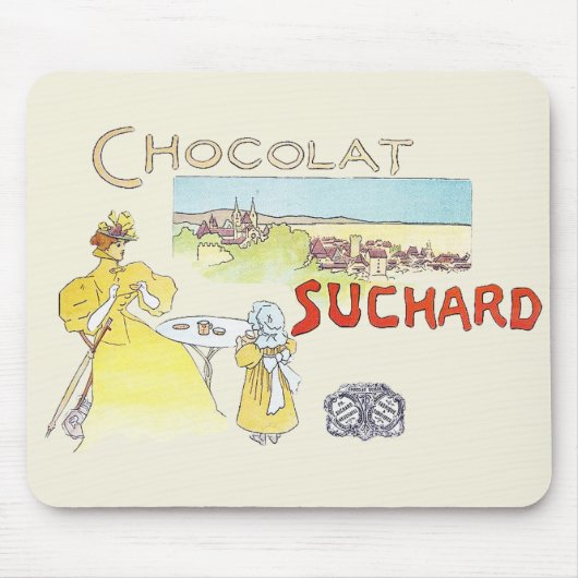 Franse Chocolade Victoriaanse Snoep Suiker Muismat (Voorkant)
