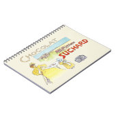 Franse Chocolade Victoriaanse Snoep Suiker Notitieboek (Linkerzijde)