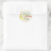 Franse Chocolade Victoriaanse Snoep Suiker Ronde Sticker (Tas)