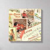 Franse chocoladereclame Canvas Afdruk (Voorkant)