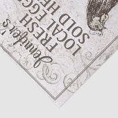 Franse cichorei HEN Grunge Ivory Decoupage Tissuepapier (Detail)