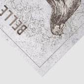 Franse cichorei HEN Grunge  Ivory Decoupage Tissuepapier (Detail)