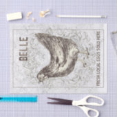 Franse cichorei HEN Grunge  Ivory Decoupage Tissuepapier (Craft)