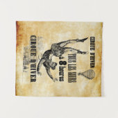 Franse Circus Acrobat vliegt kunst Wandkleed (Voorkant (horizontaal))