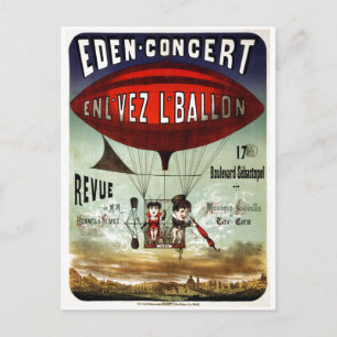 Franse circusprestaties Briefkaart