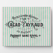  Franse Cocoa Powder Advertisement Fotoplaat (Voorkant)