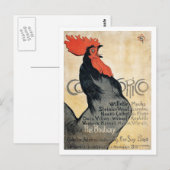 Franse Cocorico-artiesten Briefkaart (Voorkant / Achterkant)