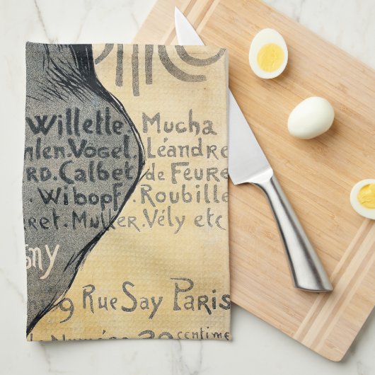  Franse Cocorico-artiesten Theedoek (Quarter Fold)