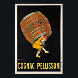 Franse cognac advertenties art deco Vintage Poster<br><div class="desc">REPRO. print van een adverteren (ads) poster ontworpen door Cappiello voor de Franse Cognac Pellisson Père & Co, circa 1907. Digitaal opgeknapt om de originele kleuren naar boven te halen, nog beter en zo veel mogelijk onvolkomenheden op te lossen. Dit kunststuk zou er geweldig uitzien als het in huis, kantoor,...</div>