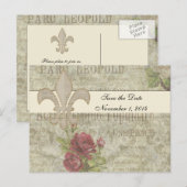  Franse Collage Save the Date Aankondigingskaart