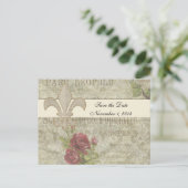  Franse Collage Save the Date Aankondigingskaart