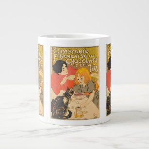 Franse Compagnie van Chocolade en Thee, Art Nouvea Grote Koffiekop