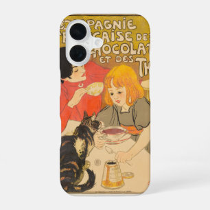 Franse Compagnie van Chocolade en Thee, Art Nouvea iPhone 16 Hoesje