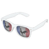 Franse coq retro zonnebril (Gekanteld)