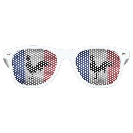 Franse coq retro zonnebril (Voorkant)