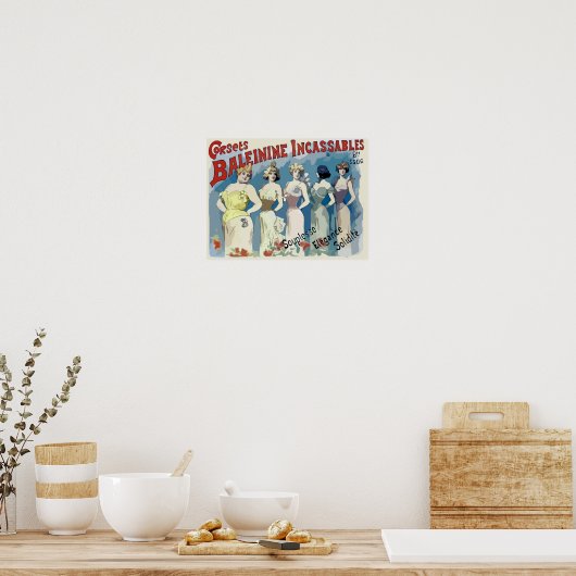 Franse Corsets en Poster (Keuken)