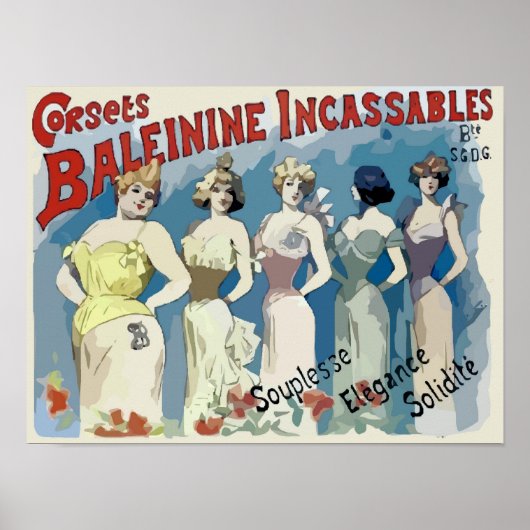 Franse Corsets en Poster (Voorkant)