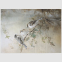  Franse Cottage Vogels Decoupage