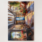 Franse Cottage Waterverf Legpuzzel (Verticaal)