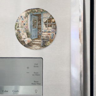 Franse Cottagecore Dekbed Winkel Watercolor Magneet