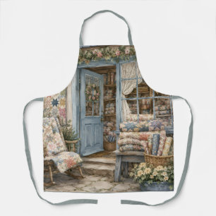 Franse Cottagecore Dekbed Winkel Watercolor Schort