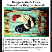 Franse Country Barnyard Rooster DB7RF Decoupage Tissuepapier