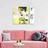 Franse Country Cottage in de Provence Canvas Afdruk (Insitu (Woonkamer))