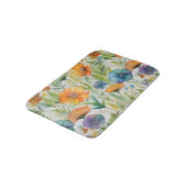 Franse Country Decor Waterverf Wildflowers Badmat (Gekanteld)