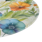 Franse Country Decor Waterverf Wildflowers Snijplank (Hoek)