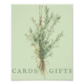 Franse Country Rozemarijn Trouwkaarten & Geschenke Foto Afdruk (Voorkant)