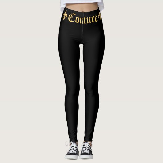 Franse couture leggings (Voorkant)
