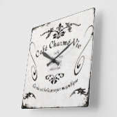 Franse creditcardklok vierkante klok (Hoek)