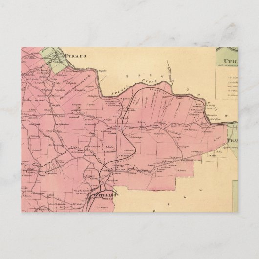 Franse Creek Township Briefkaart (Voorkant)