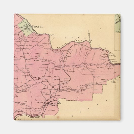 Franse Creek Township Magneet (Voorkant)