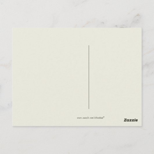  Franse Creme Ad Briefkaart (Achterkant)