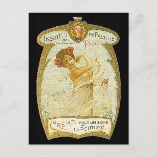  Franse Creme Ad Briefkaart (Voorkant)