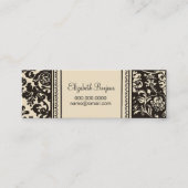 Franse Creme ~ Slim Calling Card / Visitekaartje Contactkaartje (Voorkant)